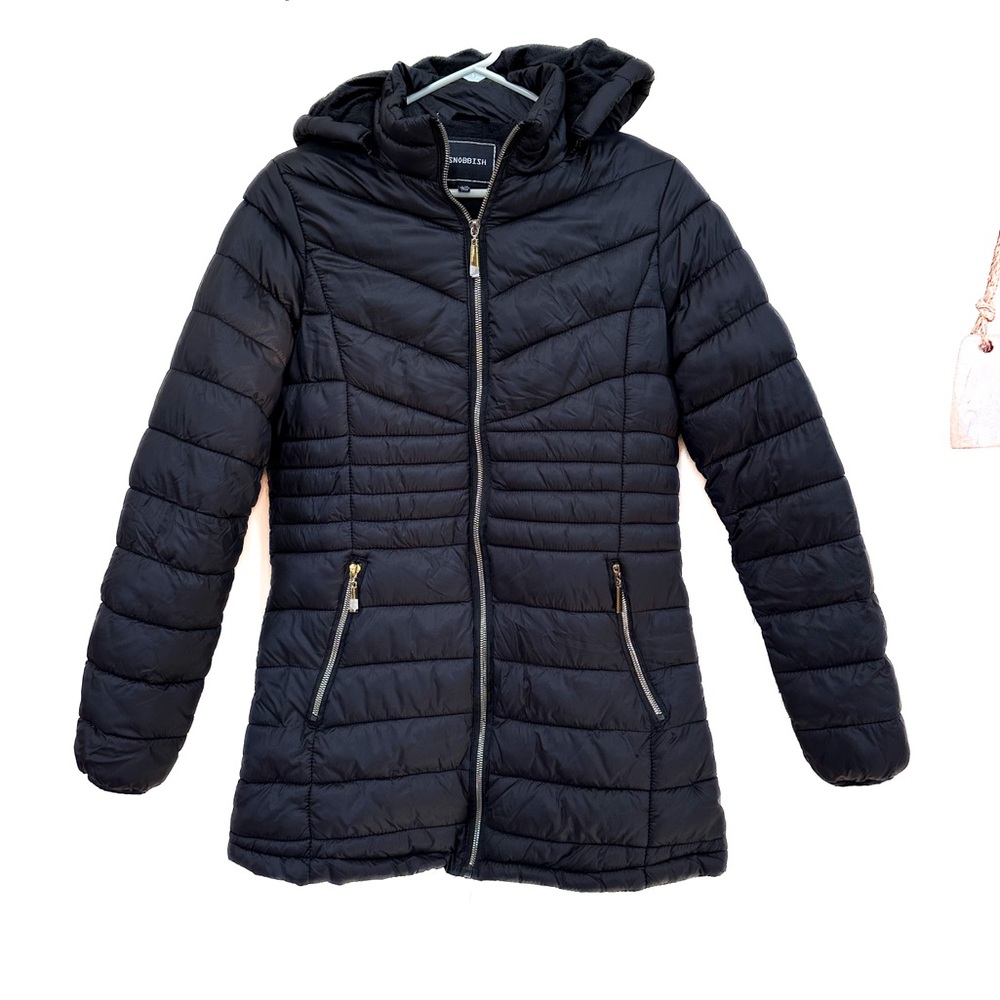 YMI Snobbish Women Black
Faux-Fur-Lined Hooded Puffer
Quilted Coat Jacket